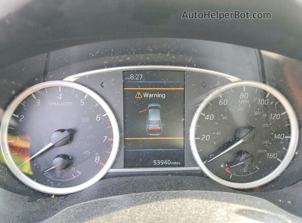 3N1AB7AP5KY215629 2019 NISSAN SENTRA White Vista del cuadro de instrumentos