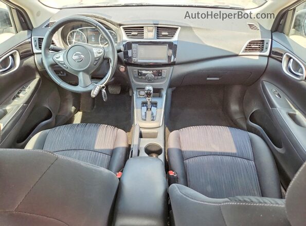 3N1AB7AP5KY217395 2019 NISSAN SENTRA Silver წინა პანელის ხედი