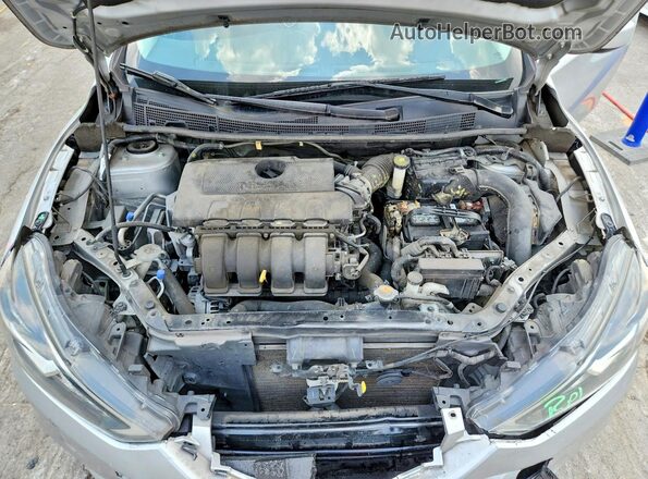 3N1AB7AP5KY217395 2019 NISSAN SENTRA Silver უკანა სალონის ხედი