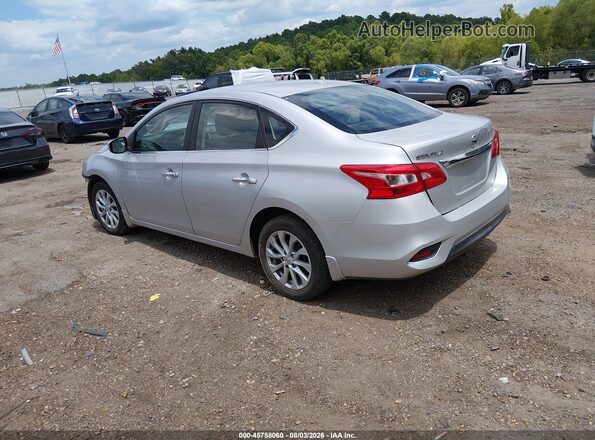 3N1AB7AP5KY220569 2019 NISSAN SENTRA Silver Rear left