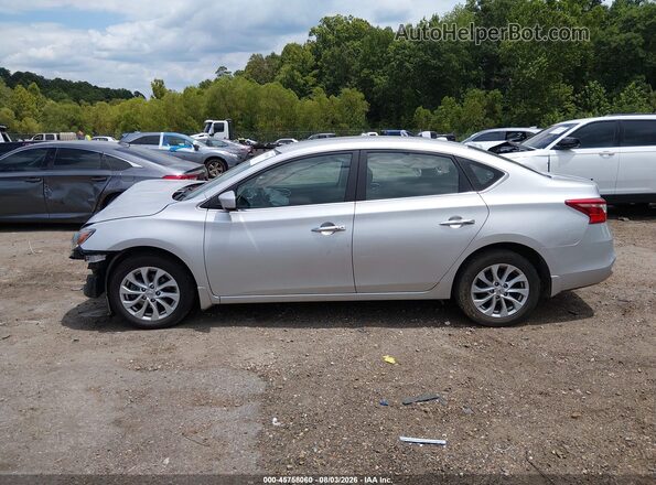 3N1AB7AP5KY220569 2019 NISSAN SENTRA Silver 