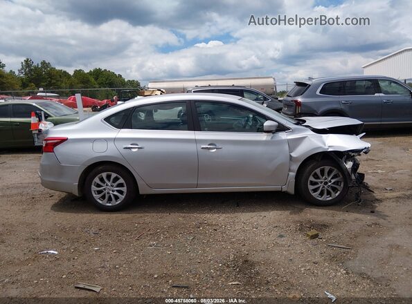 3N1AB7AP5KY220569 2019 NISSAN SENTRA Silver 360 interior view