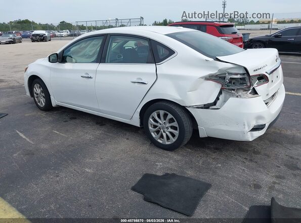 3N1AB7AP5KY221821 2019 NISSAN SENTRA White Trasero izquierdo