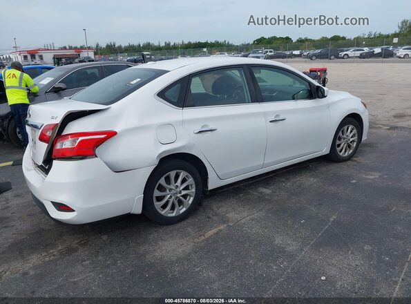 3N1AB7AP5KY221821 2019 NISSAN SENTRA White Trasero derecho