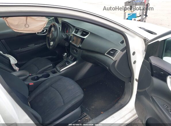 3N1AB7AP5KY221821 2019 NISSAN SENTRA White Vista interior delantera