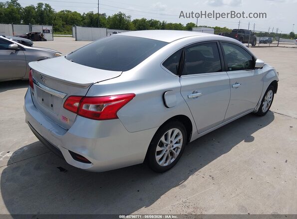3N1AB7AP5KY221852 2019 NISSAN SENTRA Silver Задня права чверть