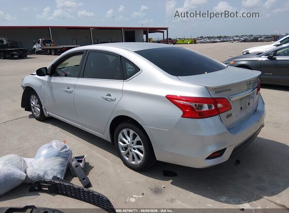 3N1AB7AP5KY221852 2019 NISSAN SENTRA Silver Задня ліва чверть