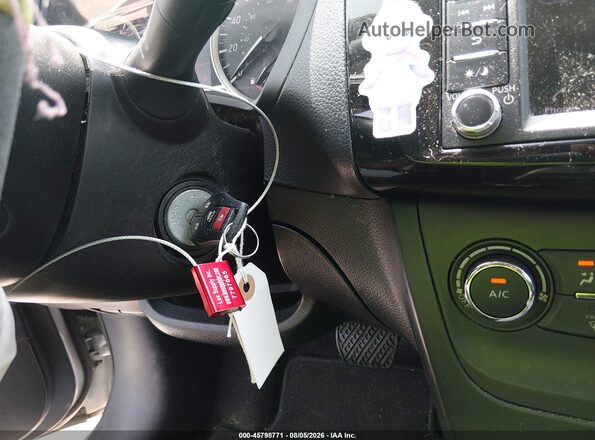 3N1AB7AP5KY221852 2019 NISSAN SENTRA Silver Вид панелі приладів