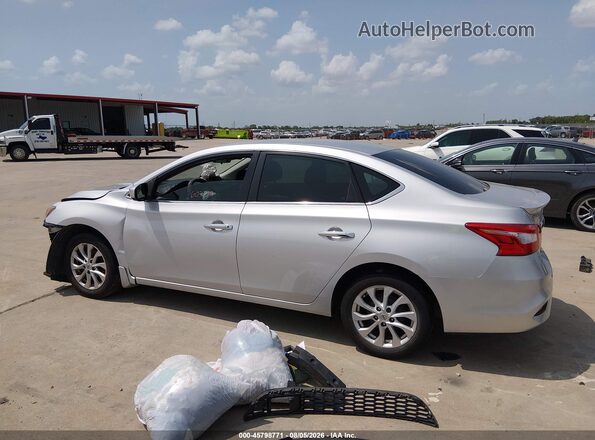 3N1AB7AP5KY221852 2019 NISSAN SENTRA Silver Панорамний вид салону 360°