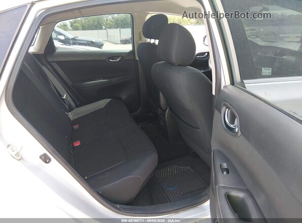 3N1AB7AP5KY221852 2019 NISSAN SENTRA Silver Вид наклейки з VIN-кодом