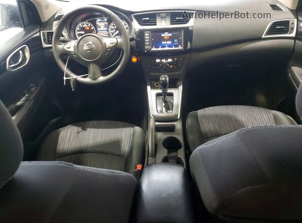 3N1AB7AP5KY242071 2019 NISSAN SENTRA Gray წინა პანელის ხედი