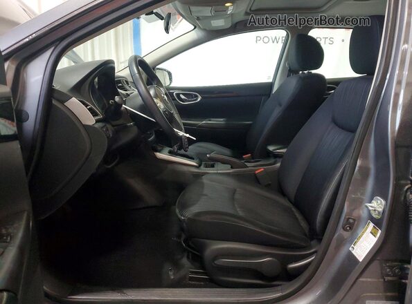 3N1AB7AP5KY242071 2019 NISSAN SENTRA Gray წინა სალონის ხედი
