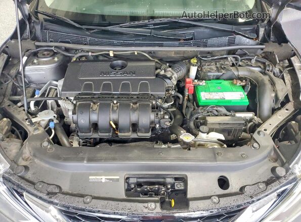 3N1AB7AP5KY242071 2019 NISSAN SENTRA Gray უკანა სალონის ხედი