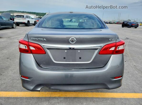 3N1AB7AP5KY249716 2019 NISSAN SENTRA Gray უკანა ხედი