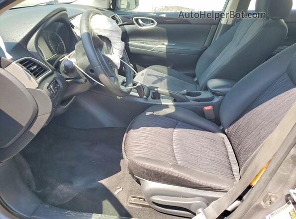 3N1AB7AP5KY249716 2019 NISSAN SENTRA Gray წინა სალონის ხედი