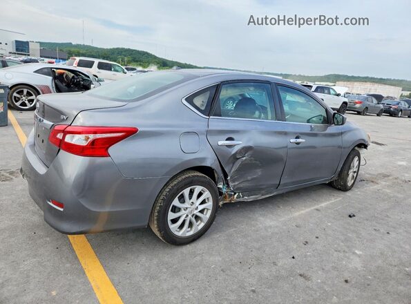 3N1AB7AP5KY249716 2019 NISSAN SENTRA Gray უკანა მარჯვენა