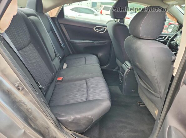 3N1AB7AP5KY249716 2019 NISSAN SENTRA Gray უკანა სავარძლების ხედი
