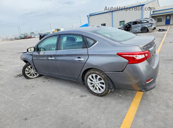 3N1AB7AP5KY249716 2019 NISSAN SENTRA Gray უკანა მარცხენა