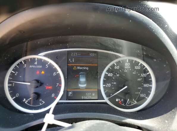 3N1AB7AP5KY251093 2019 NISSAN SENTRA Red Instrument cluster view