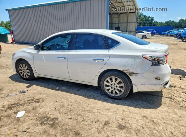 3N1AB7AP5KY258139 2019 NISSAN SENTRA White Trasero izquierdo