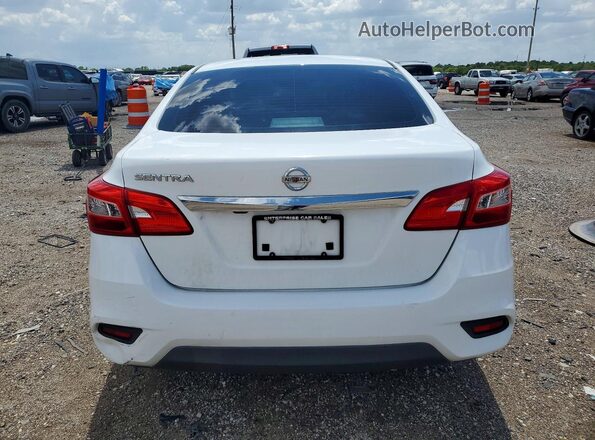 3N1AB7AP5KY267522 2019 NISSAN SENTRA White Widok z tyłu