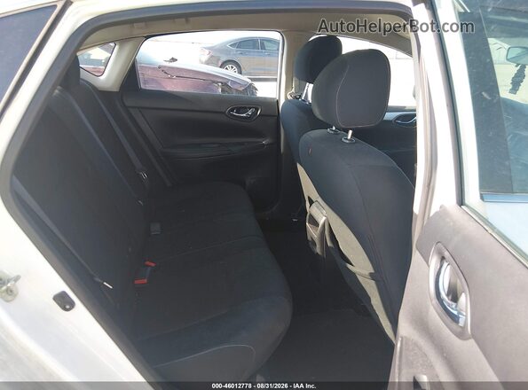 3N1AB7AP5KY268556 2019 NISSAN SENTRA White VIN კოდის სტიკერის ხედი