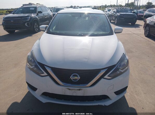 3N1AB7AP5KY268556 2019 NISSAN SENTRA White წინა ხედი