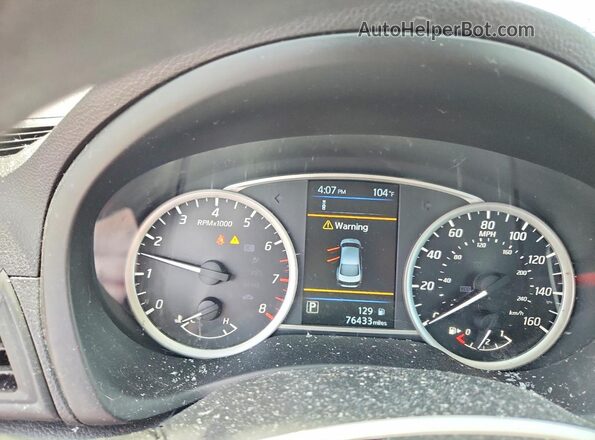 3N1AB7AP5KY289293 2019 NISSAN SENTRA Gray Вид щитка приладів