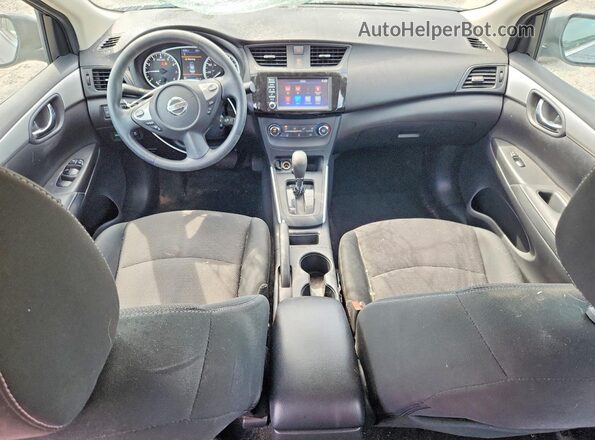 3N1AB7AP5KY289293 2019 NISSAN SENTRA Gray Вид панелі приладів