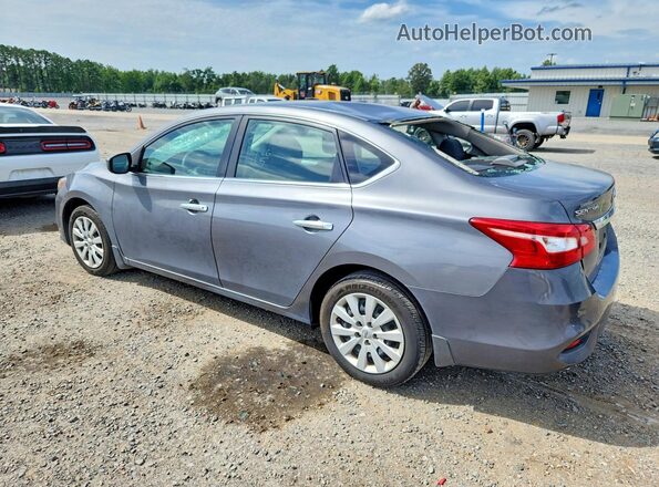 3N1AB7AP5KY289293 2019 NISSAN SENTRA Gray Задня ліва чверть