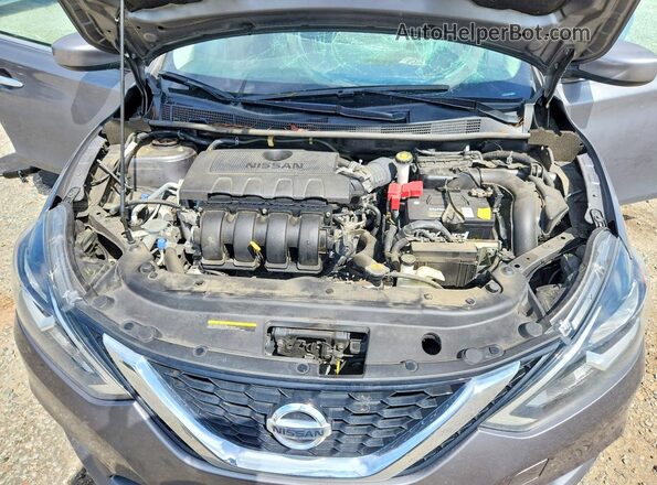3N1AB7AP5KY289293 2019 NISSAN SENTRA Gray Вид задньої частини салону