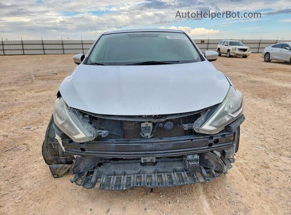 3N1AB7AP5KY297538 2019 NISSAN SENTRA Silver წინა ხედი