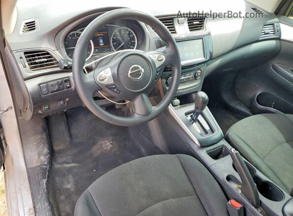 3N1AB7AP5KY297538 2019 NISSAN SENTRA Silver წინა პანელის ხედი