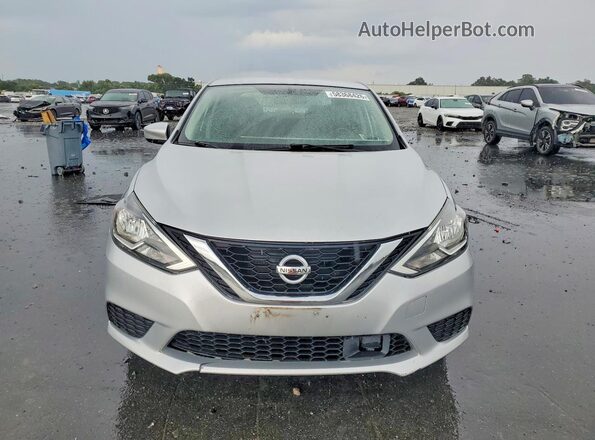 3N1AB7AP5KY305301 2019 NISSAN SENTRA Silver Vista frontal