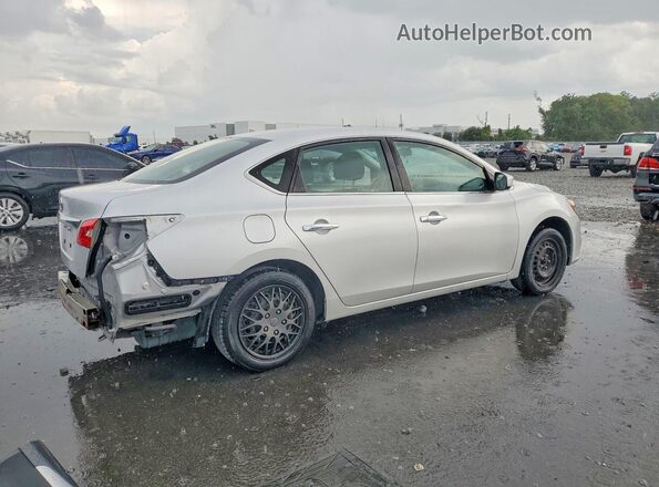 3N1AB7AP5KY305301 2019 NISSAN SENTRA Silver Trasero derecho