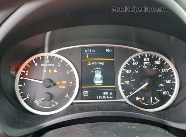 3N1AB7AP5KY305301 2019 NISSAN SENTRA Silver Vista del cuadro de instrumentos