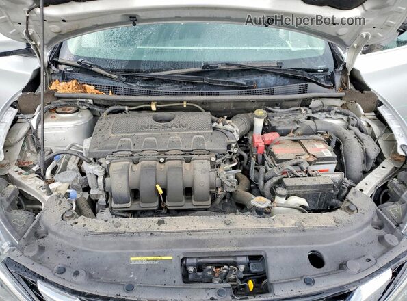 3N1AB7AP5KY305301 2019 NISSAN SENTRA Silver Vista interior trasera