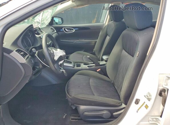 3N1AB7AP5KY306125 2019 NISSAN SENTRA White წინა სალონის ხედი