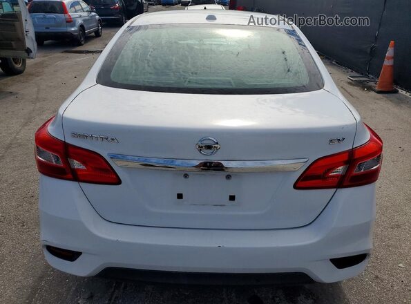 3N1AB7AP5KY306125 2019 NISSAN SENTRA White უკანა ხედი
