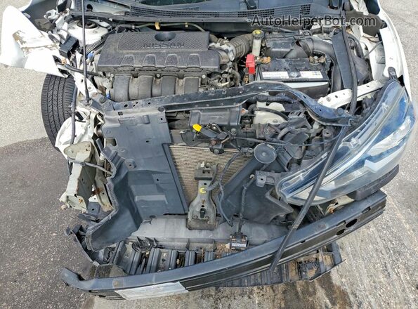 3N1AB7AP5KY306125 2019 NISSAN SENTRA White უკანა სალონის ხედი
