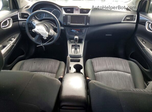 3N1AB7AP5KY306125 2019 NISSAN SENTRA White Widok deski rozdzielczej