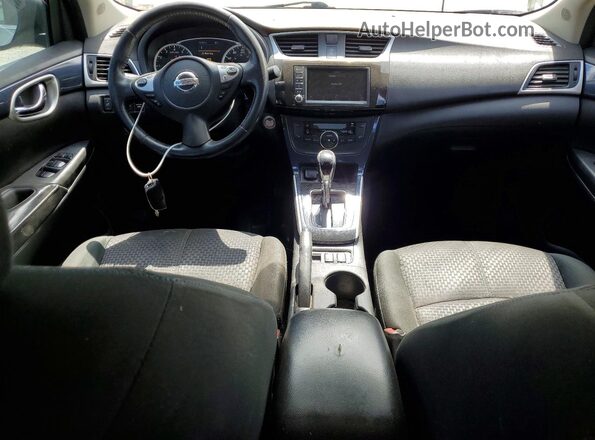 3N1AB7AP5KY340307 2019 NISSAN SENTRA Gray Widok deski rozdzielczej
