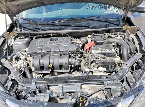 3N1AB7AP5KY340307 2019 NISSAN SENTRA Gray Widok wnętrza z tyłu