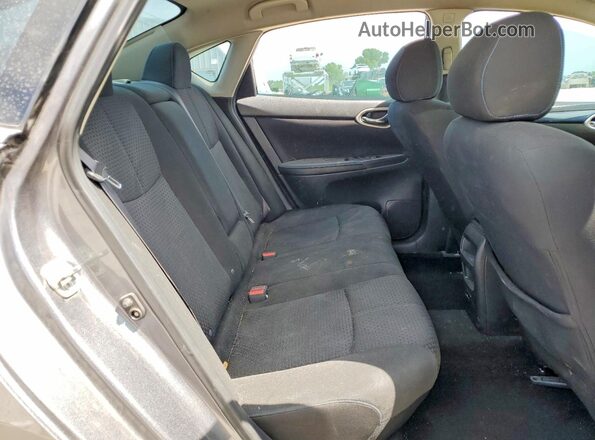 3N1AB7AP5KY340307 2019 NISSAN SENTRA Gray Widok tylnych siedzeń