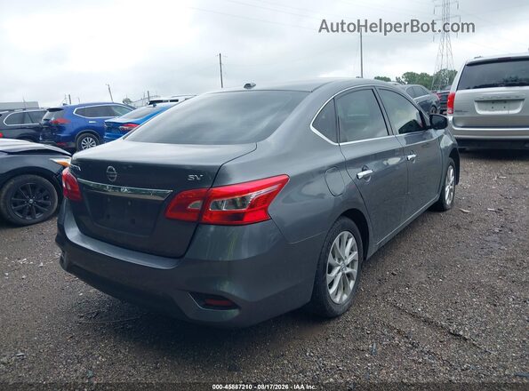 3N1AB7AP5KY356295 2019 NISSAN SENTRA Silver Հետևի աջ