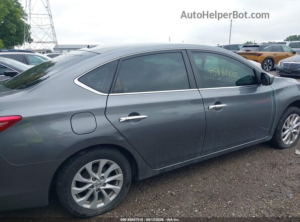3N1AB7AP5KY356295 2019 NISSAN SENTRA Silver Սալոնի 360 աստիճան տեսք