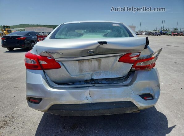 3N1AB7AP5KY366132 2019 NISSAN SENTRA Silver Vista trasera