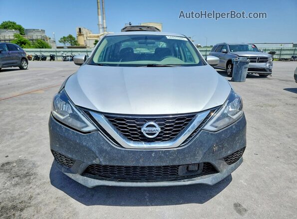 3N1AB7AP5KY366132 2019 NISSAN SENTRA Silver Vista frontal
