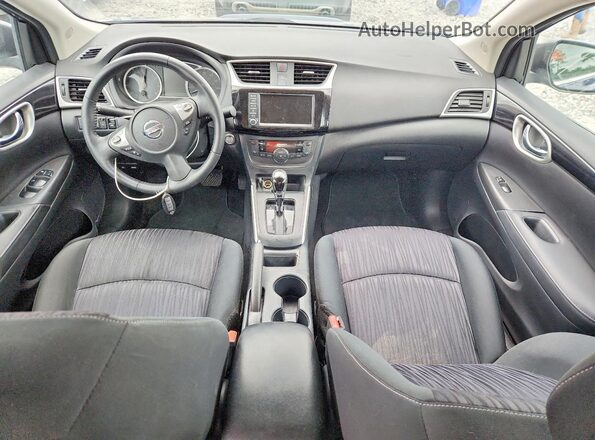 3N1AB7AP5KY377874 2019 NISSAN SENTRA Blue Widok deski rozdzielczej