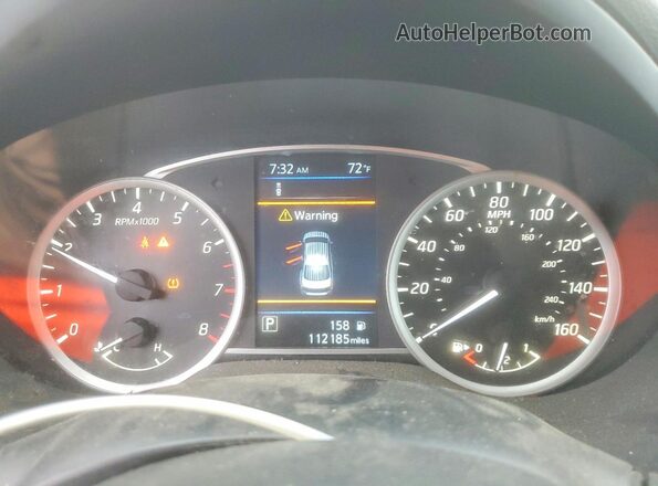 3N1AB7AP5KY379897 2019 NISSAN SENTRA Black Вид щитка приладів